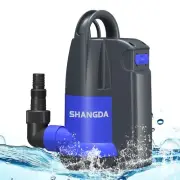 1HP Sump Pump Automatic Submersible Water Pump 4500GPH Built-in Float Switch ...