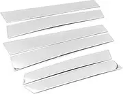 QASULER Car Door Edge Protector, for CR-V 2007 2008 2009 2010 2011 6pcs Silvery Door Side Window Pillar Posts Trim Covers Car Roof Weatherstrip Seal