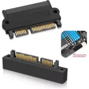 SFF-8482 SAS To SATA 22 Pin Angle 180 DegreeHard Disk Adapter J1 Converter US