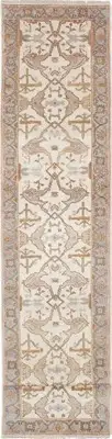 Vintage Hand-knotted Runner Rug 2'9" x 13'10" Traditional Wool Carpet