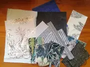 Slow Stitching Scrapbook Crafting A4 Pack CLOUDY DAY Greys Blues
