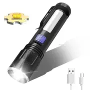 High Lumens Rechargeable Tactical Flashlights，Super Bright 100000 Lumen Flash...