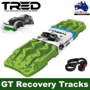 TRED 4x4 GT Recovery Tracks Boards Device with Leashes for 4WD - Fluro Green