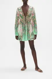 SHORT PEASANT DRESS LOST CITY