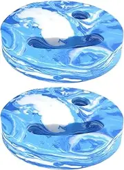 Pool Exercise Discs | EVA Aerobic Weights,Handheld Water Training Equipment with Ergonomic Grip for Teens Beginners Women Youth