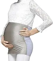 [CIADAZ] EMF Anti-Radiation Wave Shield Band,Silver Fiber Washable Pregnant Protection Electromagnetic Shielding for Female Pregnancy Protective Nursing