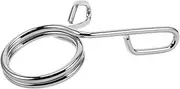 SUPVOX Dumbbell Bar Circlip Barbell Spring Clips Gym Clamps Barbell Collar Clips for Barbell Strength Training Barbell Clamp Dumbbell Handles Clamps Dumbbell Clips Weight Clip Silver Iron