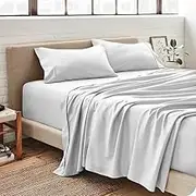 1Pcs Flat Sheet King (102 x 108) 800 Thread Count 100% Egyptian Cotton Luxury Quality Bedding Flat Sheet Only White Solid