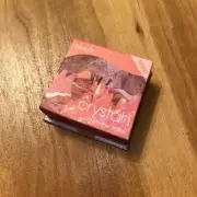 Benefit Crystah Strawberry Pink Blush Travel Size Mini 0.08 oz Ink On Box