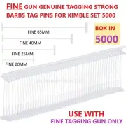 4 SIZES FINE GUN GENUINE TAGGING STRONG BARBS TAG PINS FOR KIMBLE SET 5000