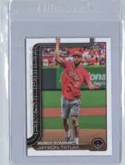 2025 Topps Series 1 - First Pitch #FP-5 Jayson Tatum - Busch Stadium