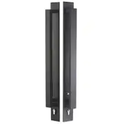 Gainsborough Matt Black Back To Back Trilock Omni Double Cylinder Entrance Set