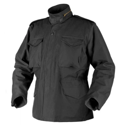 Helikon-Tex US M65 Jacket Army Field Parka Jacket Black with Lining 3XLR