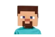 Minecraft Steve Half Mask Child Video Game Dress-Up Accessory - One Size