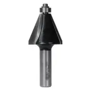CARBITOOL Router Bit TCT Long 22.5-Degree Chamfer 1inch -Diameter 1/2inch -Sha