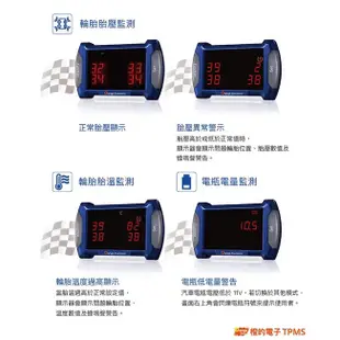 🔆全新到貨🔆🔥蝦皮最低價🔥橙的電子Orange TPMS TP-500 無線胎壓偵測器🔆自動定位技術調胎免設定