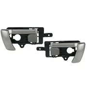 Left +Right Side Interior Inner Door Handle For 2007-2012 Hyundai Santa Fe w/ Gray Knob 82610-2B010 82620-2B010 as shown