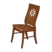 在飛比找蝦皮商城優惠-【KA314-3】太陽花柚木色餐椅(1209A)(東部及桃園
