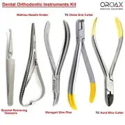 Distal End Hard Wire Cutter Weingart Plier Dental Orthodontic Instruments Kit