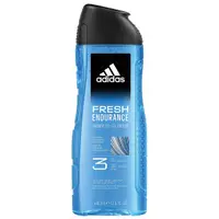 在飛比找松果購物優惠-adidas愛迪達 男用三效動感香氛潔顏洗髮沐浴露 400m