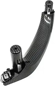 Car Interior Door Handles for BMW X3 X4 F25 F26 2010-2016 RHD Car Auto Interior Inner Door Pull Handle Armrest Panel Cover Trim Car Inner Door Handle(Right Carbon 1PC)