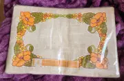 Vtg Robinson & Cleaver 100% Irish Linen Luncheon Set Placemats Napkins Floral