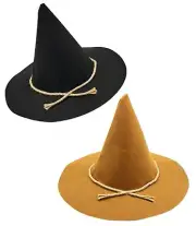 Benwanfee 2 Pack Scarecrow Hats, Scarecrow Costume Felt Scarecrow Accessories...