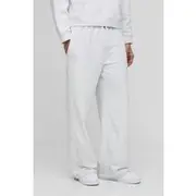 Mens Grey Marl Wide Leg Carpenter Joggers