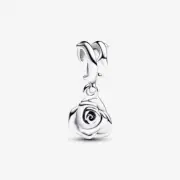 *BRAND NEW* Pandora 925 Sterling Silver Rose in Bloom Dangle Charm 793213C00