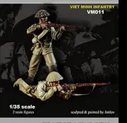 1/35 Risen Figure Model Kits Viet Minh Infantry Unassembled and Unpainted kit