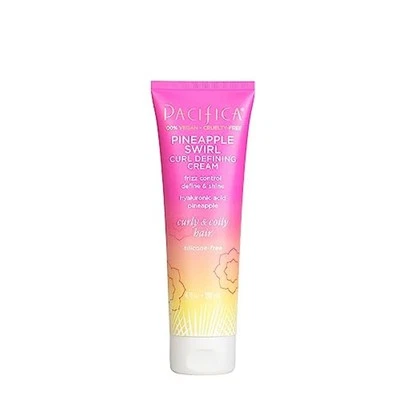 Pacifica Pineapple Swirl Curl Defining Cream for Curly Hair 4 oz ? Frizz Control