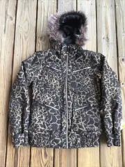 BURTON Women's Sz M LUSH Snow Ski Jacket - SAFARI CHIC CAPERS NWT Retail $270