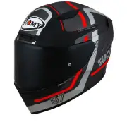 Track 1 Ninety Seven ECE 22.06 Black Grey Full Face Helmet
