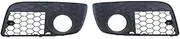 Compatible With VW For Jetta MK5 GTI GLI 2006 2007 2008 2009 Car Front Bumper Fog Light Grille Honeycomb Hex Mesh Fog Lamp Open Vent Cover Fog Light Cover (Size : Pair)