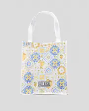 [City Beach] City Beach Women's Cosmo Eco Bag in Blue/Yellow One Size Blue/Yellow