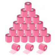 24 Rolls 30 Yards Foam Pre Wrap Athletic Tape Sports Prewrap, Light Pink