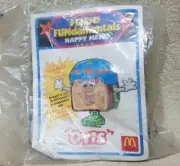 VINTAGE MCDONALDS HAPPY MEAL TOY FOOD FUNDAMENTALS OTIS TRANSFORM SANDWICH 1992