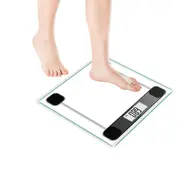 Glass Bathroom Scale For Body Weight 180KG Electronic Digital Backlit Weight Scale