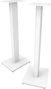 Kanto ST28W 28" Universal Bookshelf Speaker Floor Stand - White, Pair