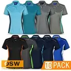 10 x Womens Ladies PURSUIT CoolDry Short Sleeve Sport Casual WORK Polo 8~24 PS80