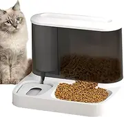 Pet Water Dispenser | Leak-Proof Automatic Cat Feeder,Auto Intelligent Machine with Elevated Raised Design for Food Storage Kitten Animal Accessories