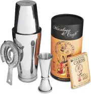 Mixology Cocktail Shaker Boston Shaker Set Professional Weighted Martini Shakers