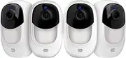 [Uniden] App Cam Solo Plus Wirefree Full HD Weatherprf Smart Cam +Cloud Backup 4Pc