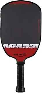 JOOLA Pickleball Paddles & Sets – Agassi Shape or Essentials – Fiberglass or Carbon Fiber Surface – UPA-A & USAP Approved – Single Paddle or Pickleball Set with Balls & Bag – Enhanced Spin & Control