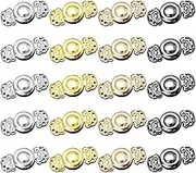 HAIKING Cape Cloak Clasp, 20 PCS Zinc Alloy Vintage Cloud Pattern Cardigan Clip Costume Making Accessories for Girls, Women (4 Colors)