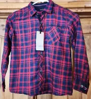 NOMAD BOYS 7 XL SHIRT LUMBERJACK BUTTON UP SHIRT