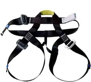 Climbing Harness | Half Body Safety Belt Rappelling Equip Climbing Gear,Thick Comfortable Men Mountaineering Harness for Roofing Construction