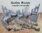 Gothic Sector 28mm Tabletop Wargame Building Ruin Terrain