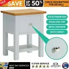 Wooden Nightstand With Drawer And Shelf Bedside Table Cabinet Bedroom Organiser