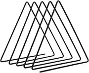 IMIKEYA Desktop Book Rack Sturdy Wire File Holder with Divided Sections for Organizing Magazines Vinyl Records and Documents Compact Modern Design for Home Office Use